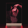 Hammered Glass Portrait Art